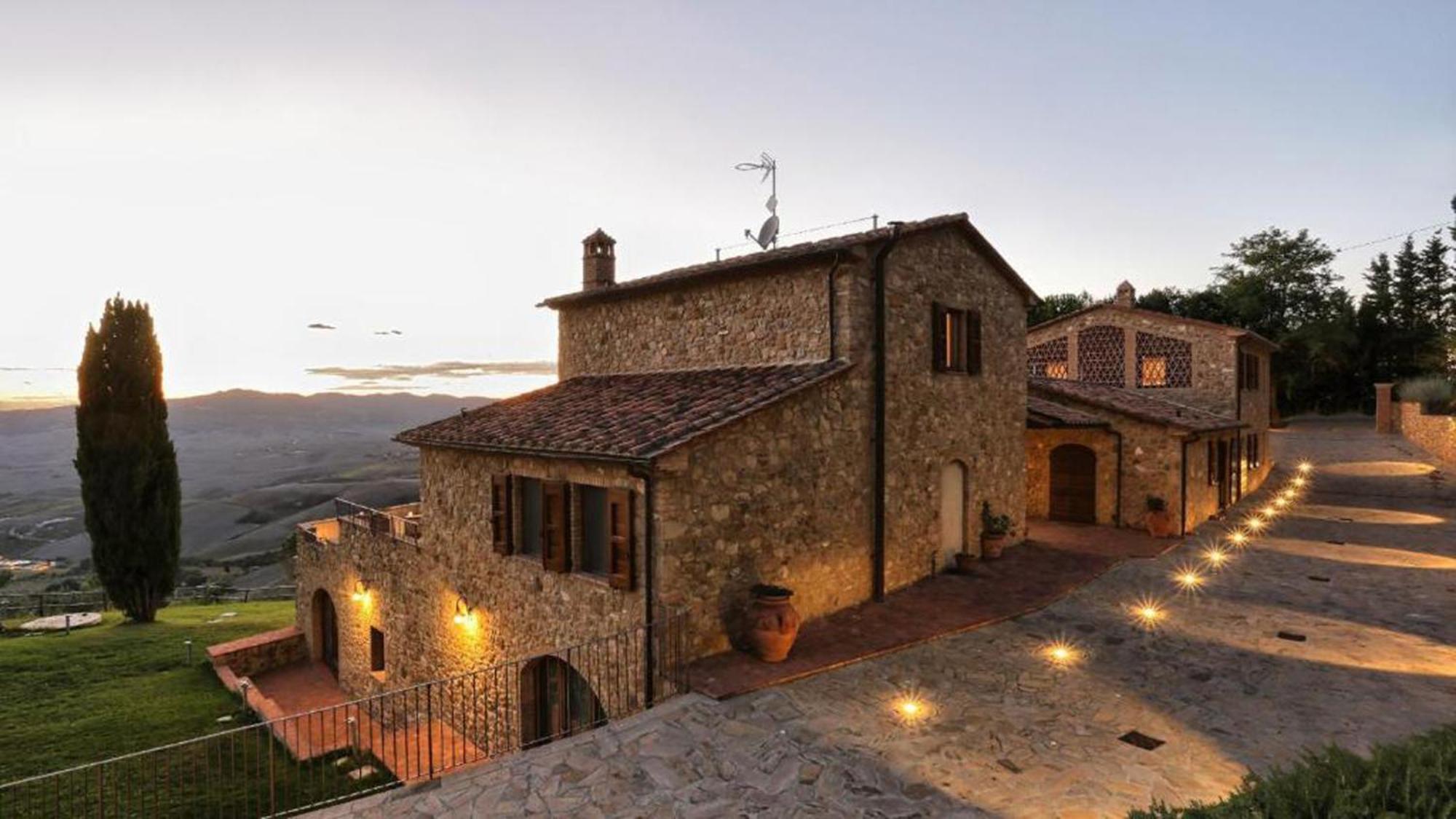 Ferienwohnung Casale Con Vista Colline Volterra Exterior foto
