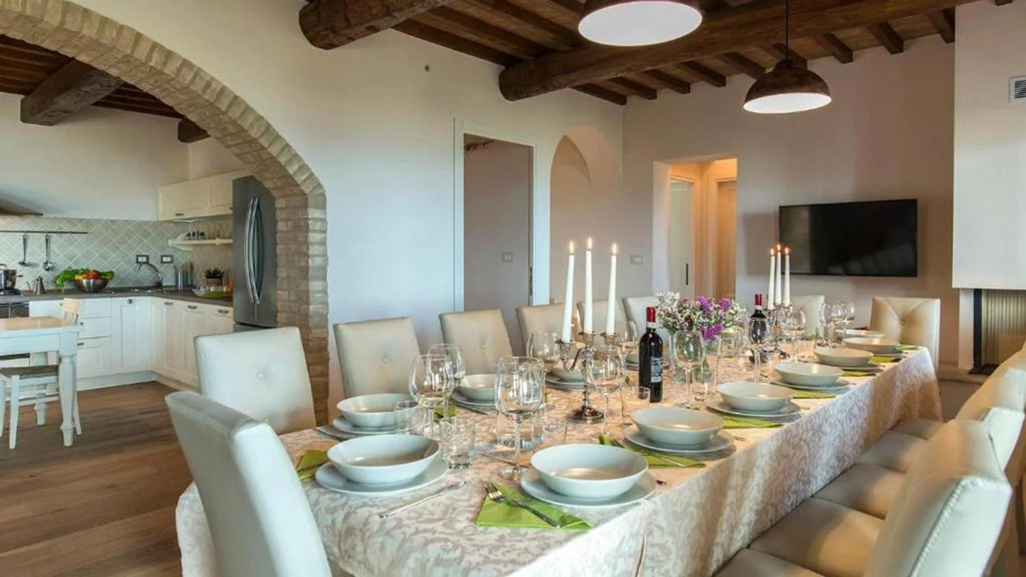 Ferienwohnung Casale Con Vista Colline Volterra Exterior foto