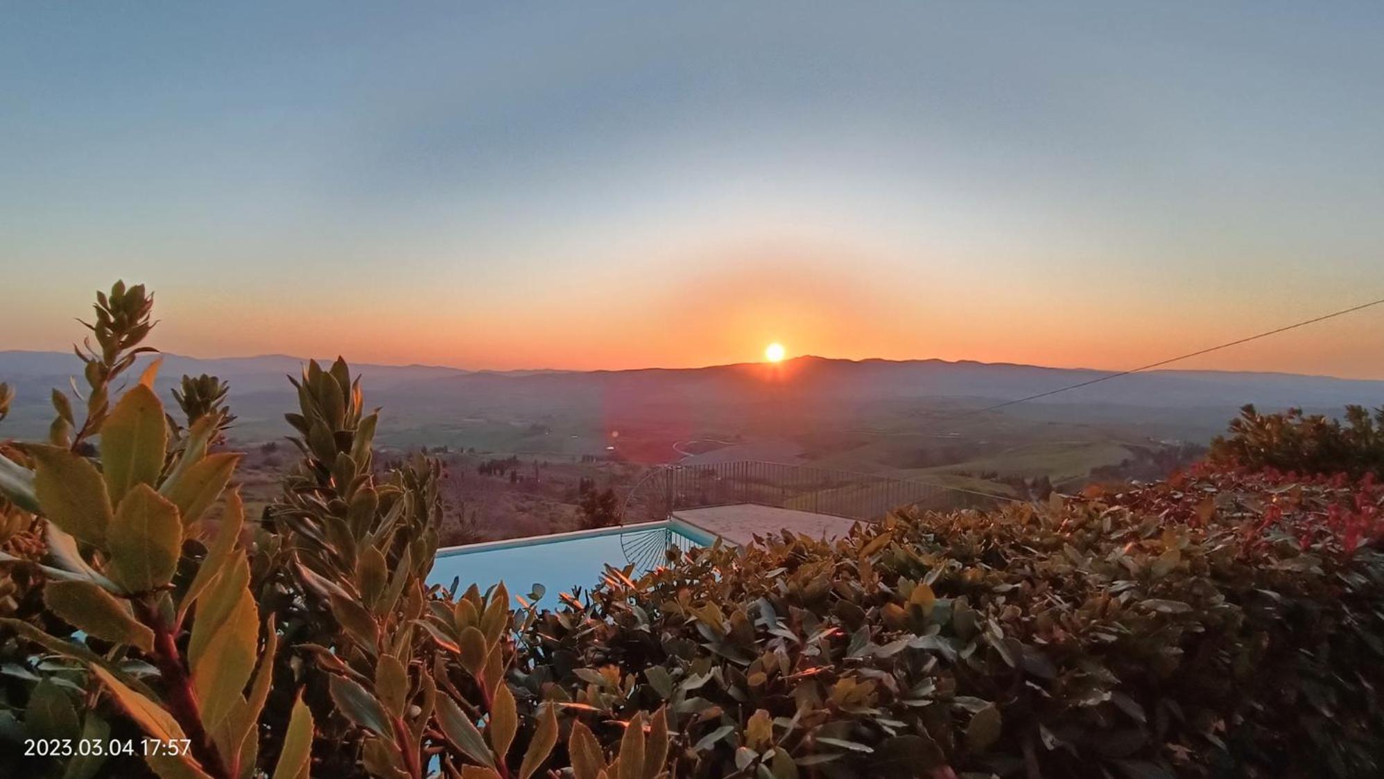 Ferienwohnung Casale Con Vista Colline Volterra Exterior foto