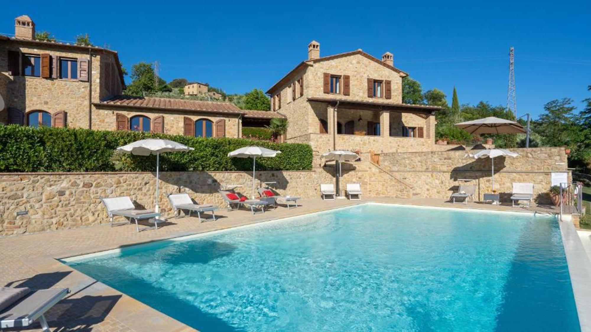 Ferienwohnung Casale Con Vista Colline Volterra Exterior foto