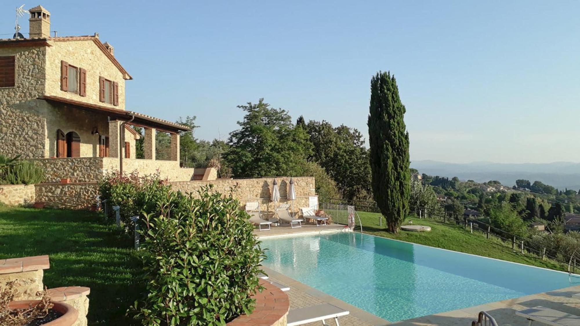 Ferienwohnung Casale Con Vista Colline Volterra Exterior foto