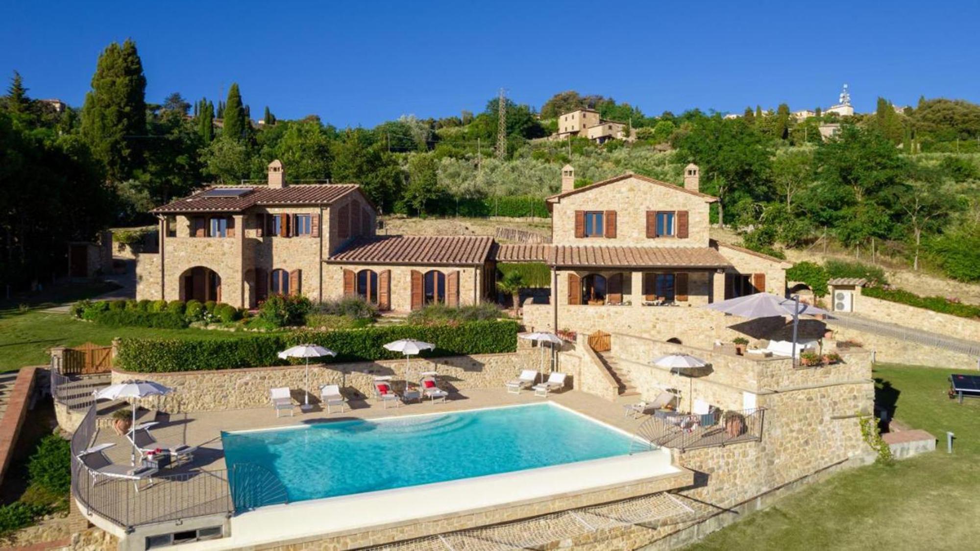 Ferienwohnung Casale Con Vista Colline Volterra Exterior foto